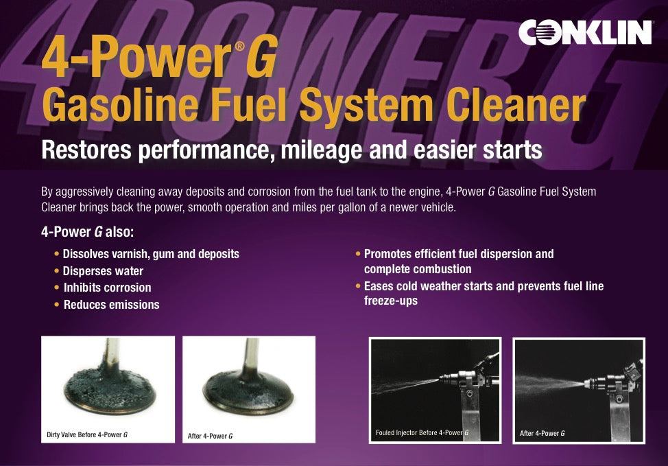4-Power G Gasoline Fuel System Cleaner